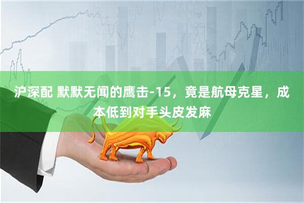 沪深配 默默无闻的鹰击-15，竟是航母克星，成本低到对手头皮发麻